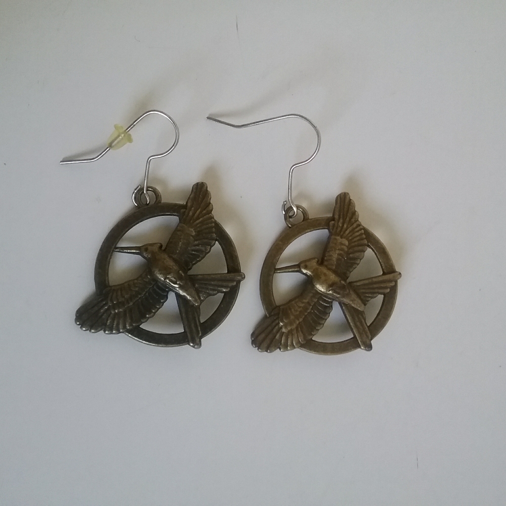 Mockingjay earrings - Picture 2 of 3